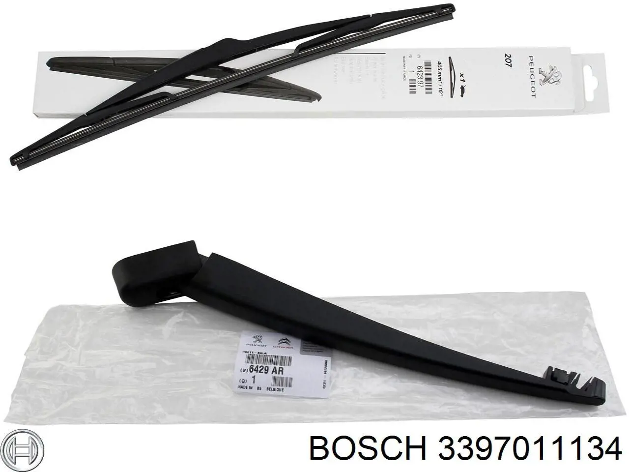 Limpiaparabrisas traseros 3397011134 Bosch