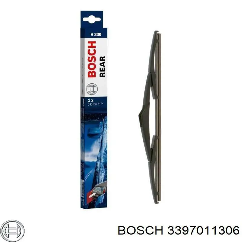 Limpiaparabrisas posterior Bosch 3397011306