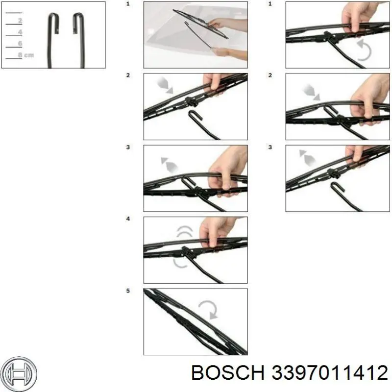 Limpiaparabrisas traseros WBH001500 Open Parts