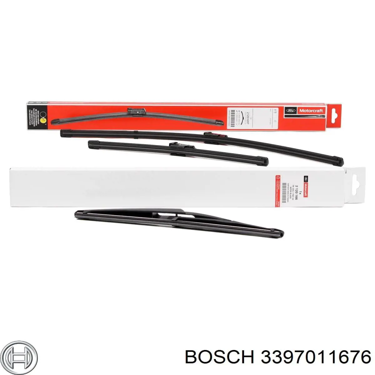 3397011676 Bosch limpiaparabrisas de luna trasera