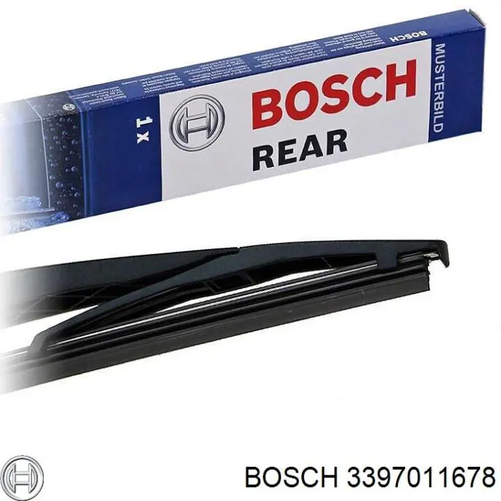 Escobilla del limpiaparabrisas trasero Bosch 3397011678 precio, desde 13,83 EUR