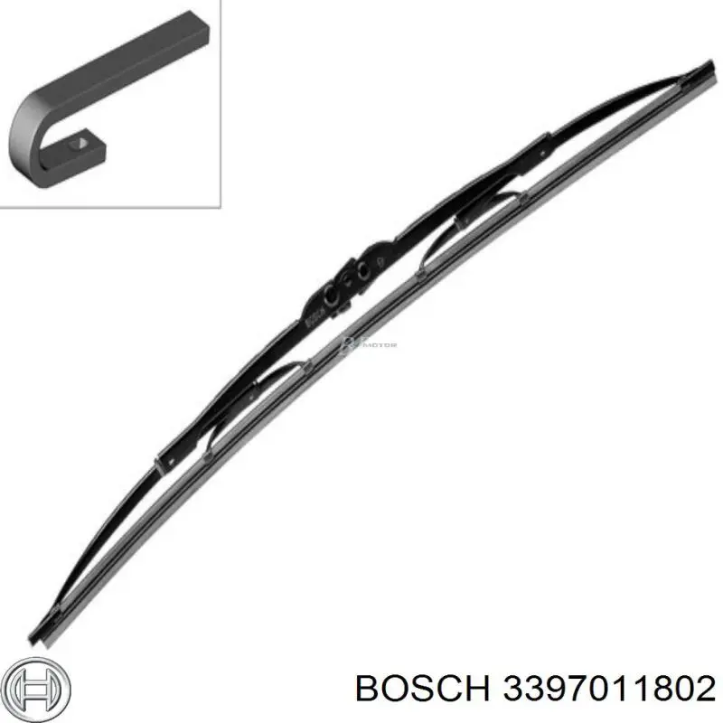 Escobilla del limpiaparabrisas trasero Bosch 3397011802 precio, desde 13,74 EUR
