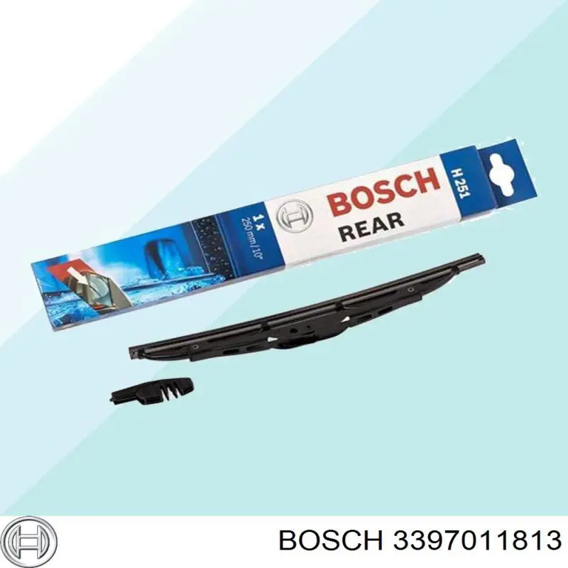 Comprar 3397011813 Bosch Limpiaparabrisas traseros