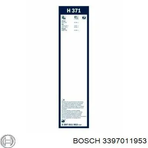 Comprar 3397011953 Bosch Limpiaparabrisas traseros