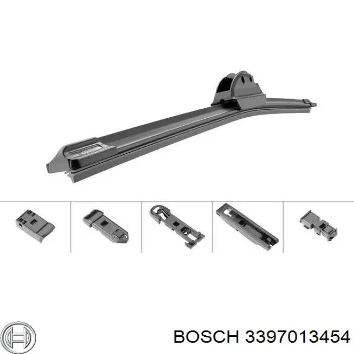 3397013454 Bosch Escobilla del limpiaparabrisas del lado del pasajero