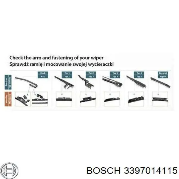 Limpiaparabrisas 3397014115 Bosch