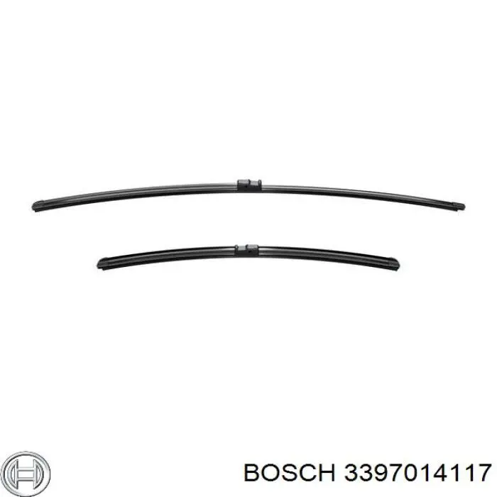 Escobillas de limpiaparabrisas delanteras Bosch 3397014117