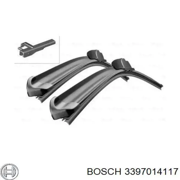 3397014117 Bosch Escobillas Limpiaparabrisas delanteras