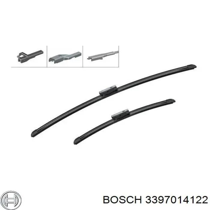 3397014122 Bosch Escobillas Limpiaparabrisas delanteras