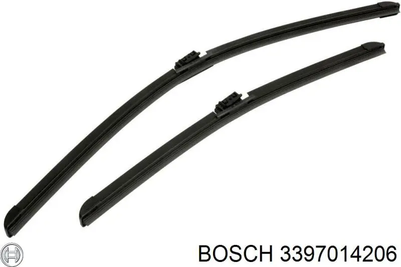 3397014206 Bosch juego de limpiaparabrisas de luna delantera, 2 piezas