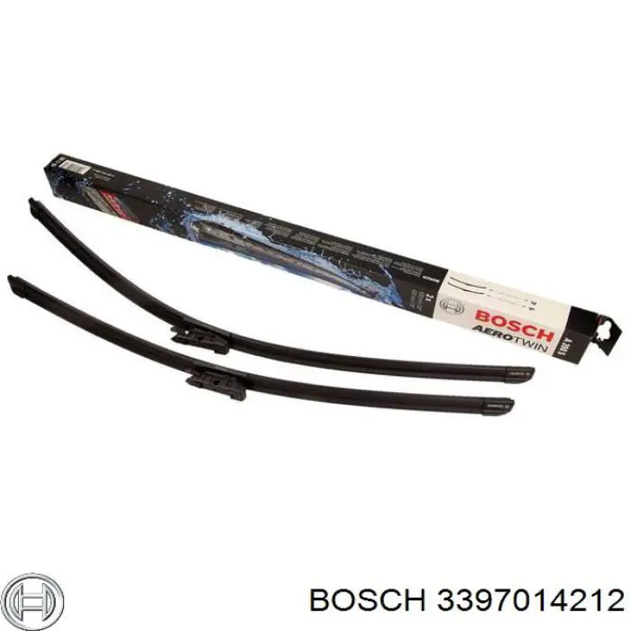 Comprar 3397014212 Bosch Juego de escobillas de luna delantera, 2 piezas