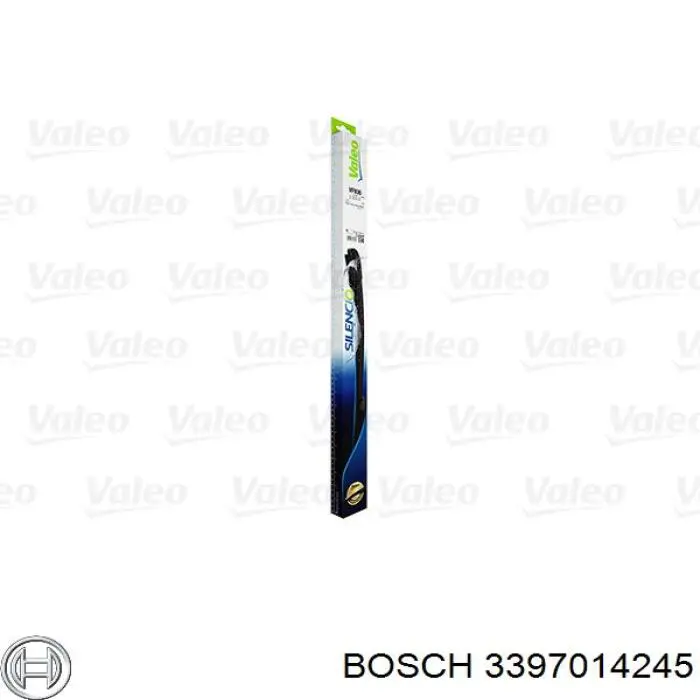 3397014245 Bosch juego de limpiaparabrisas de luna delantera, 2 piezas