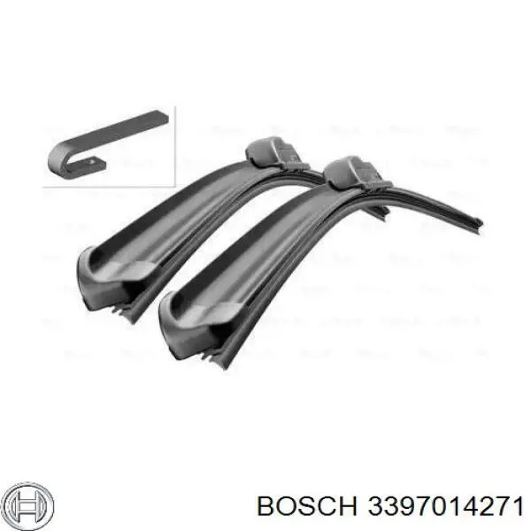 Escobillas delanteras Bosch 3397014271 precio, desde 10,32 EUR