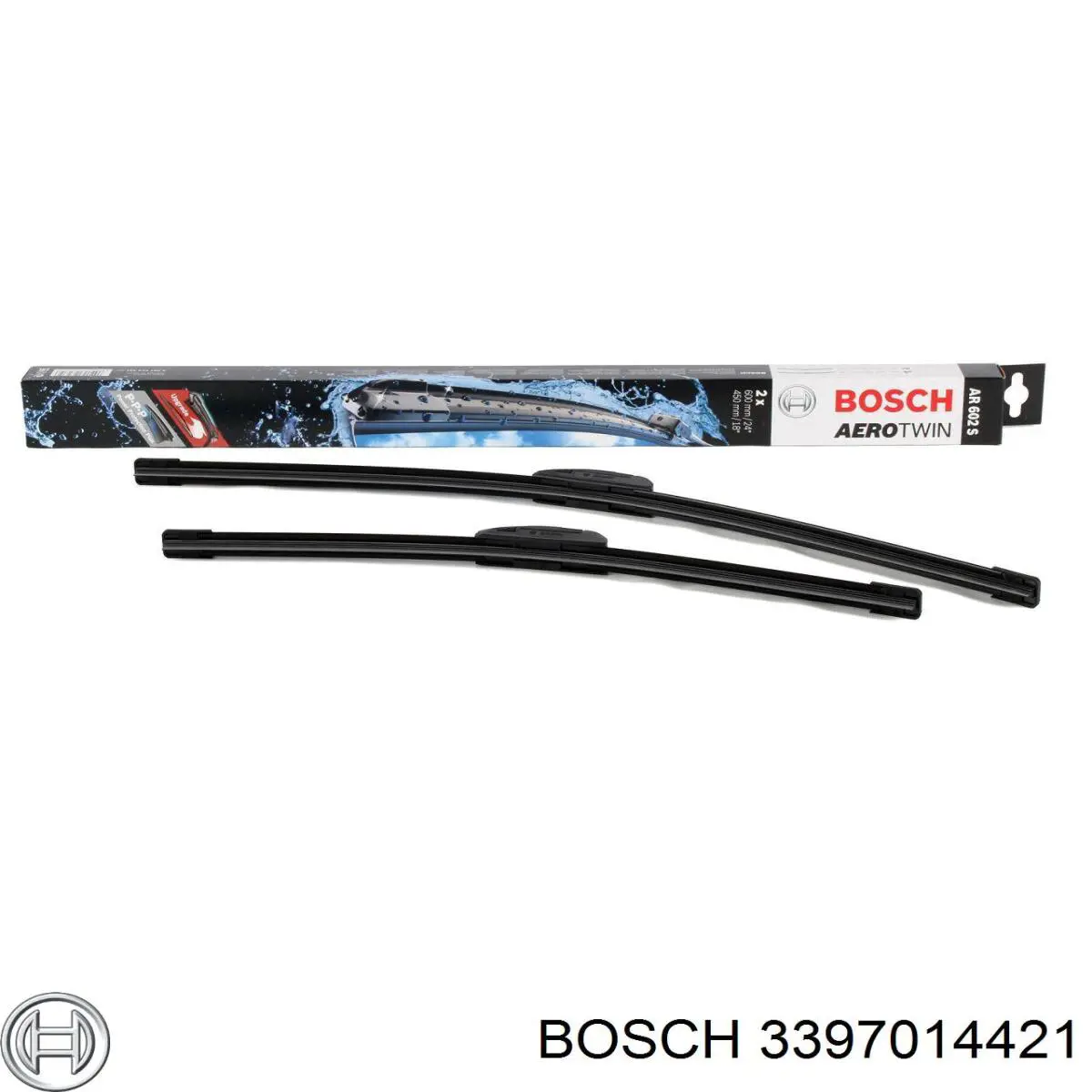 Comprar 3397014421 Bosch Juego de escobillas de luna delantera, 2 piezas