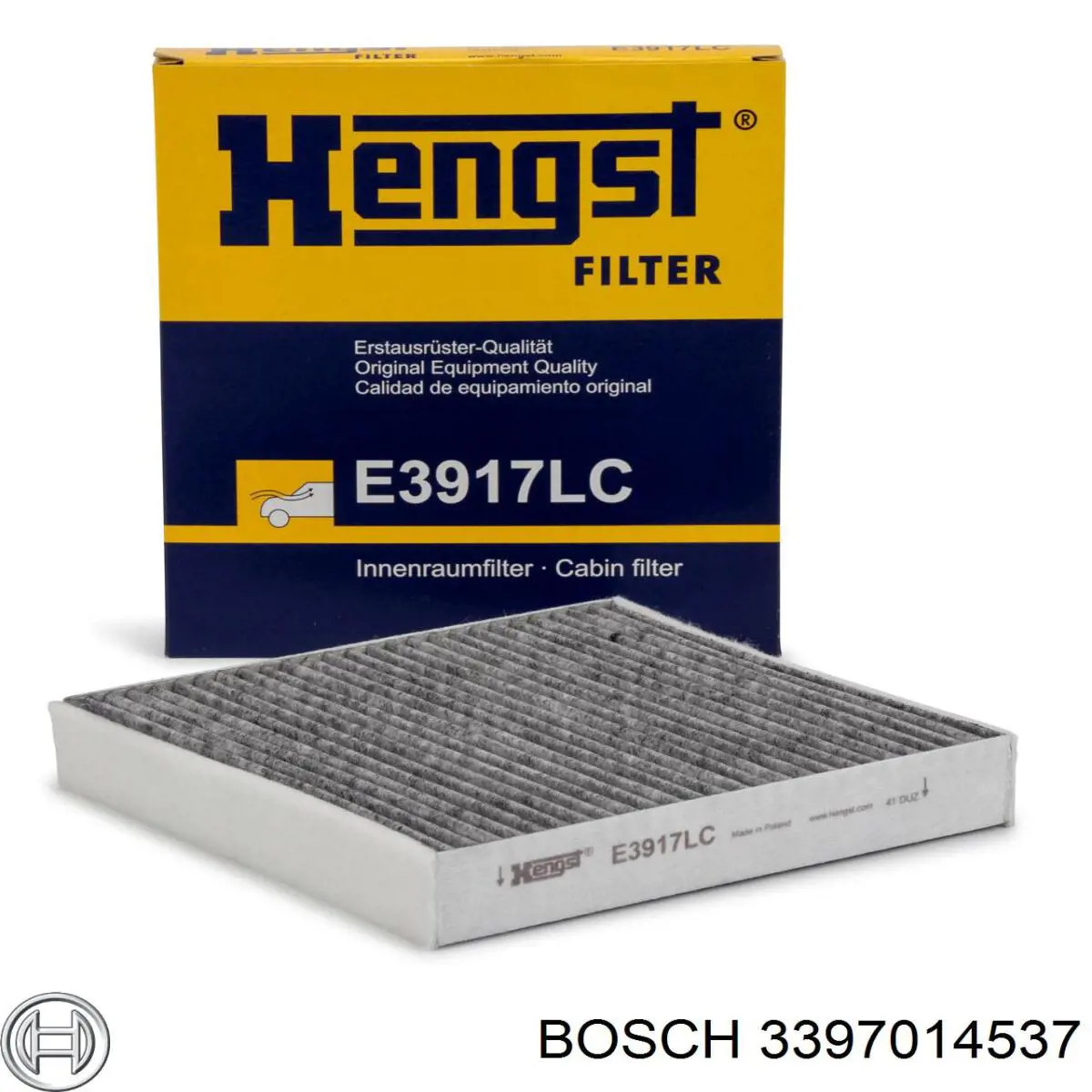 Limpiaparabrisas delanteras 3397014537 Bosch