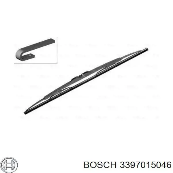 3397015046 Bosch limpiaparabrisas de luna trasera