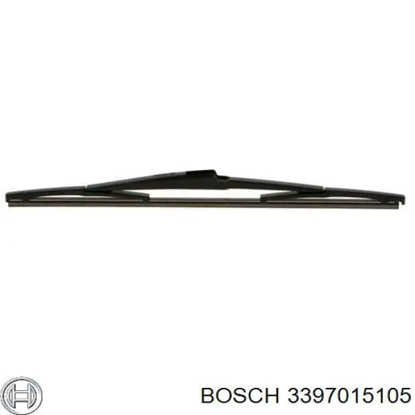 3397015105 Bosch limpiaparabrisas de luna trasera