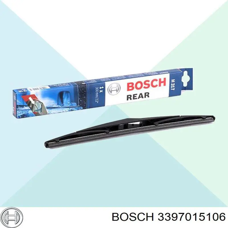 3397015106 Bosch limpiaparabrisas de luna trasera