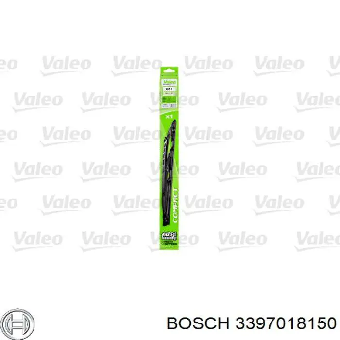 Limpiaparabrisas delanteras A0008203345 Mercedes