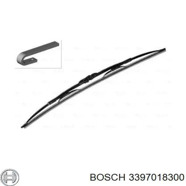 Limpiaparabrisas delantera Bosch 3397018300