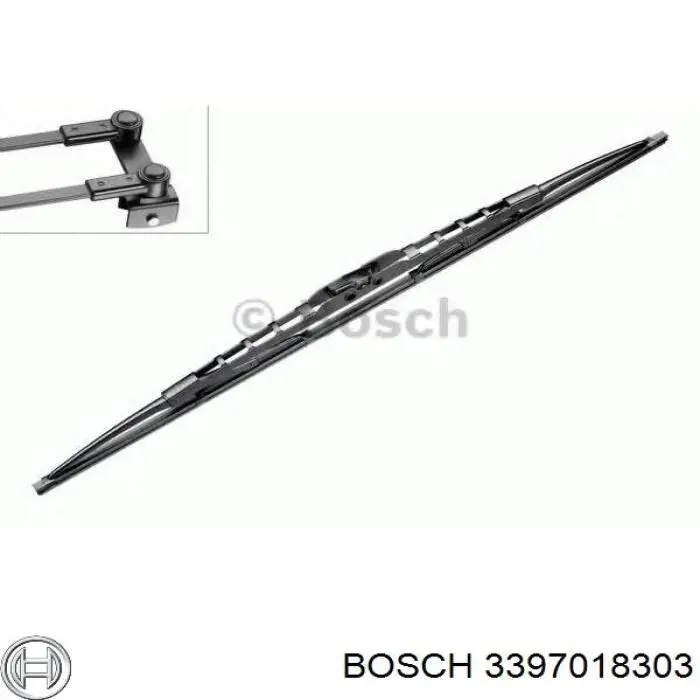 Comprar 7701038297 Renault (RVI) Escobilla del limpiaparabrisas del lado del conductor