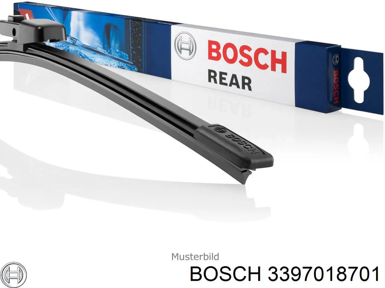 3397018701 Bosch limpiaparabrisas de luna trasera