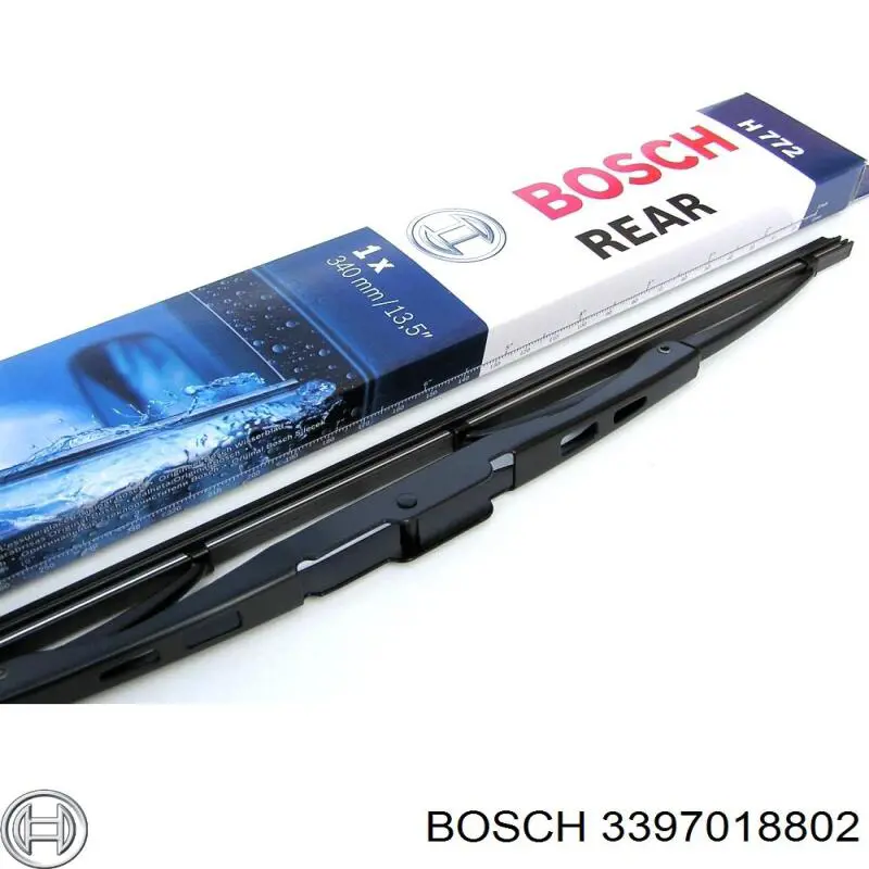 3397018802 Bosch limpiaparabrisas de luna trasera