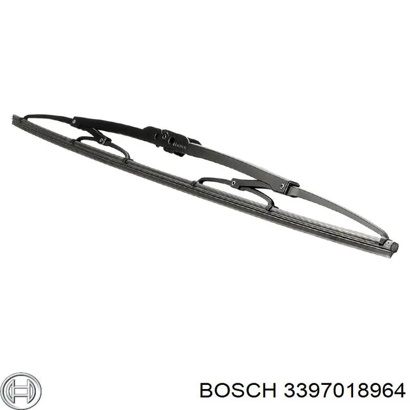 Escobilla del limpiaparabrisas del lado del pasajero 3397018964 Bosch