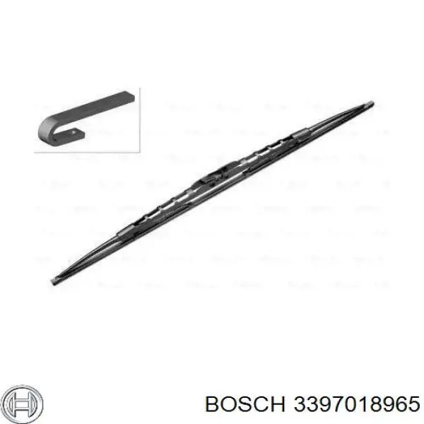 3 397 018 965 Bosch limpiaparabrisas de luna delantera conductor