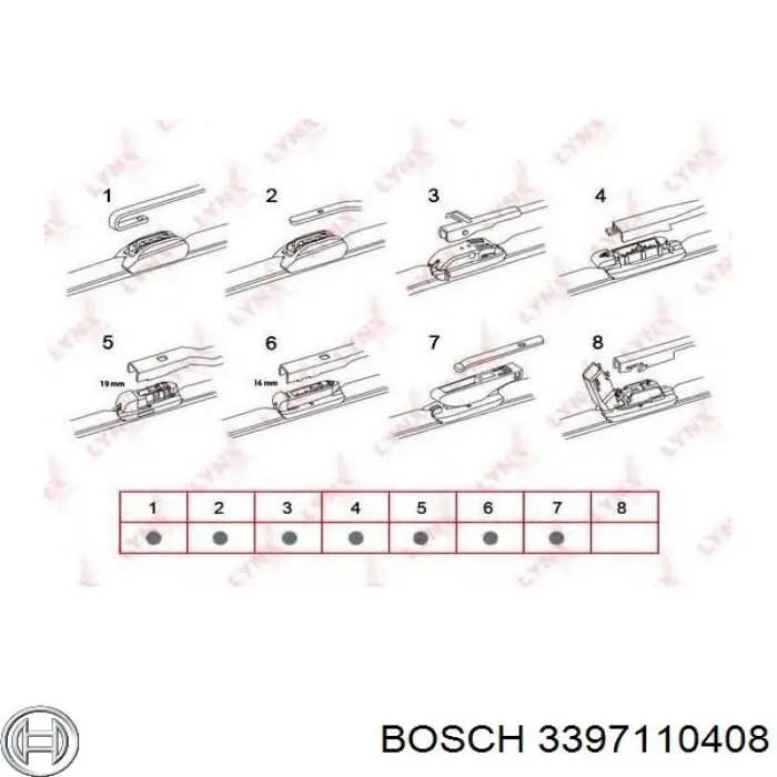 Juego de limpiaparabrisas de luna delantera, 2 piezas Toyota Corolla E12