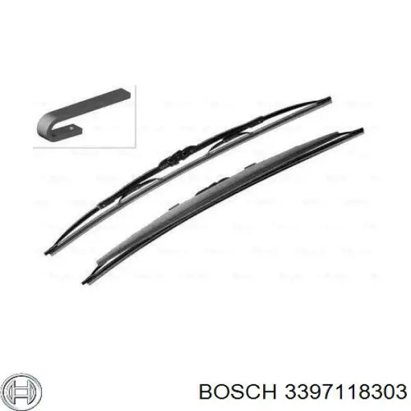 Limpiaparabrisas delanteras 3397118303 Bosch