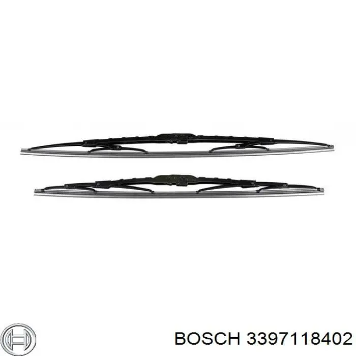 Escobillas delanteras Bosch 3397118402 precio, desde 38,68 EUR