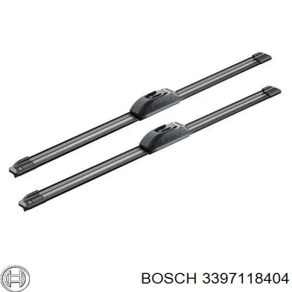 Comprar 3397118404 Bosch Juego de escobillas de luna delantera, 2 piezas