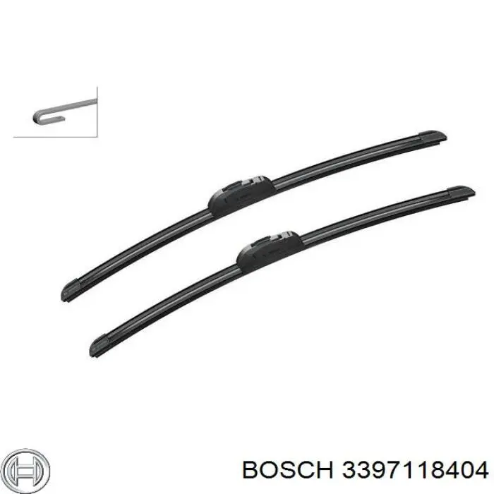 Limpiaparabrisas delanteras 3397118404 Bosch