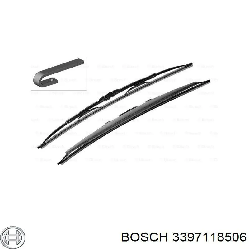 Juego de limpiaparabrisas de luna delantera, 2 piezas Ford Taunus GBS.GBNS