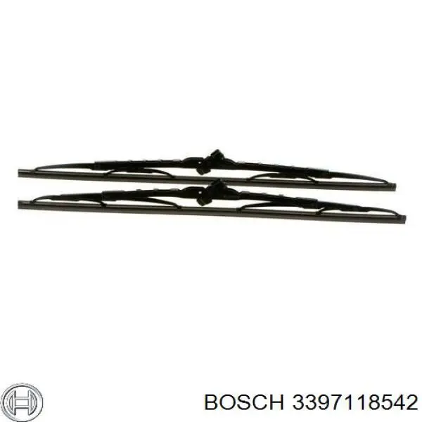 3397118542 Bosch limpiaparabrisas de luna delantera copiloto