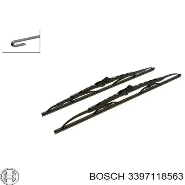 3397118563 Bosch limpiaparabrisas