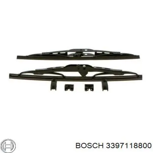 3397118800 Bosch limpiaparabrisas de luna delantera conductor