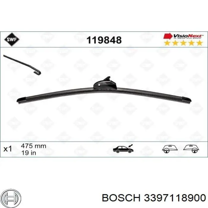 3397118900 Bosch limpiaparabrisas