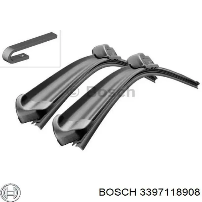 Limpiaparabrisas delanteras 3397118908 Bosch