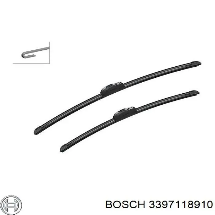 3397118910 Bosch limpiaparabrisas