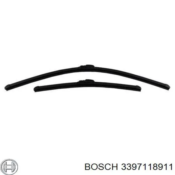 Comprar 3397118911 Bosch Juego de escobillas de luna delantera, 2 piezas