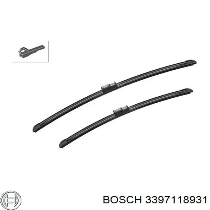 3397118931 Bosch limpiaparabrisas