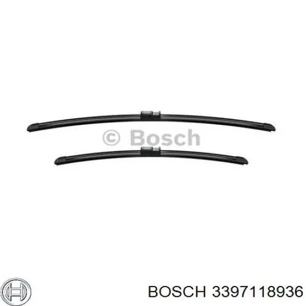 3397118936 Bosch limpiaparabrisas de luna delantera conductor