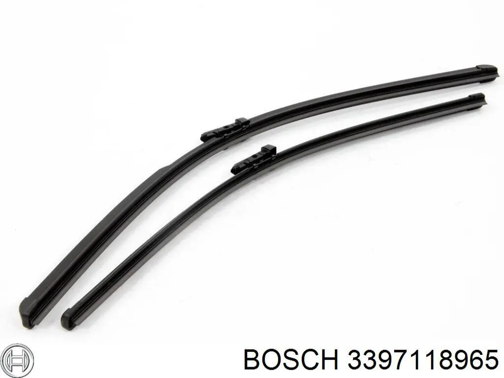 3397118965 Bosch juego de limpiaparabrisas de luna delantera, 2 piezas