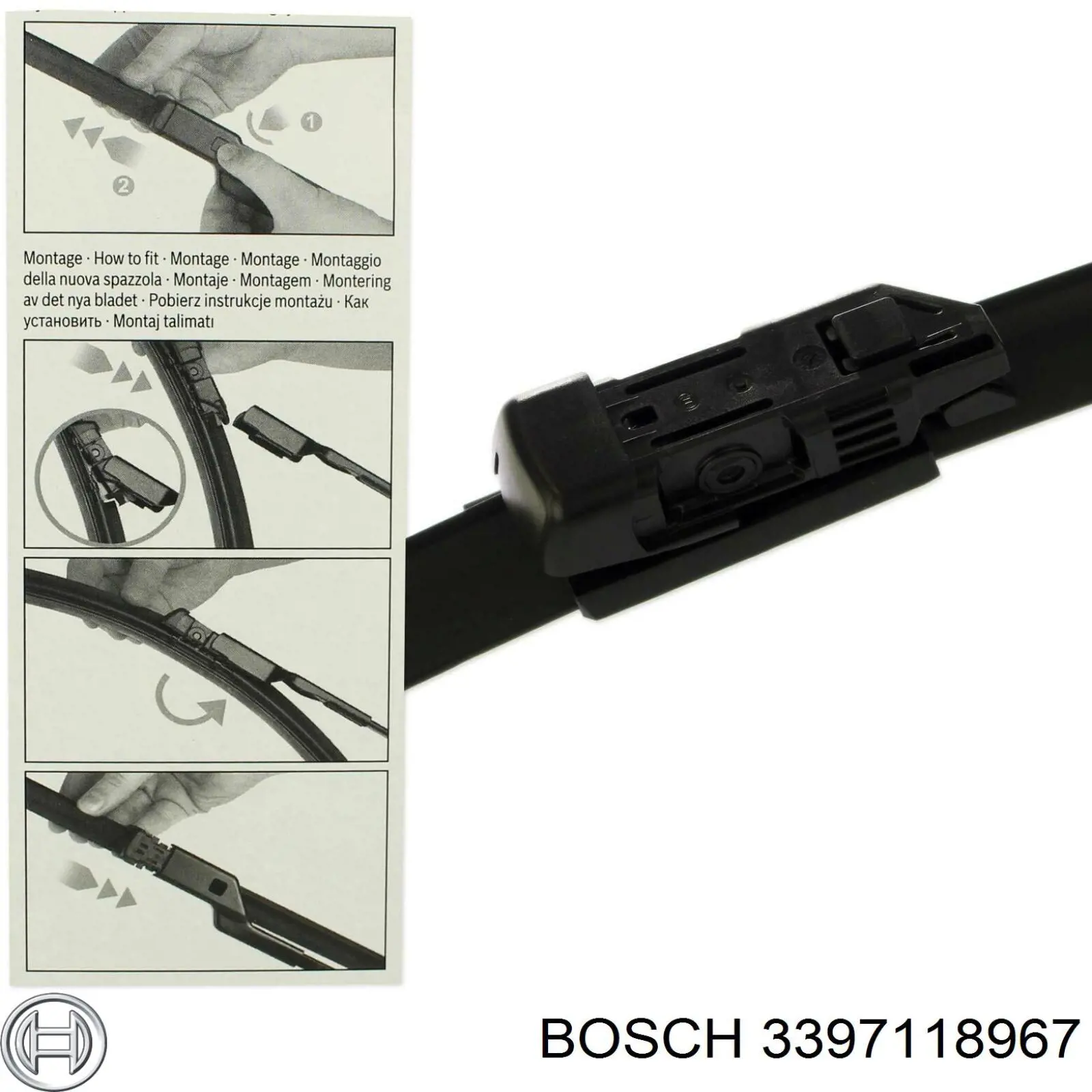 3397118967 Bosch limpiaparabrisas