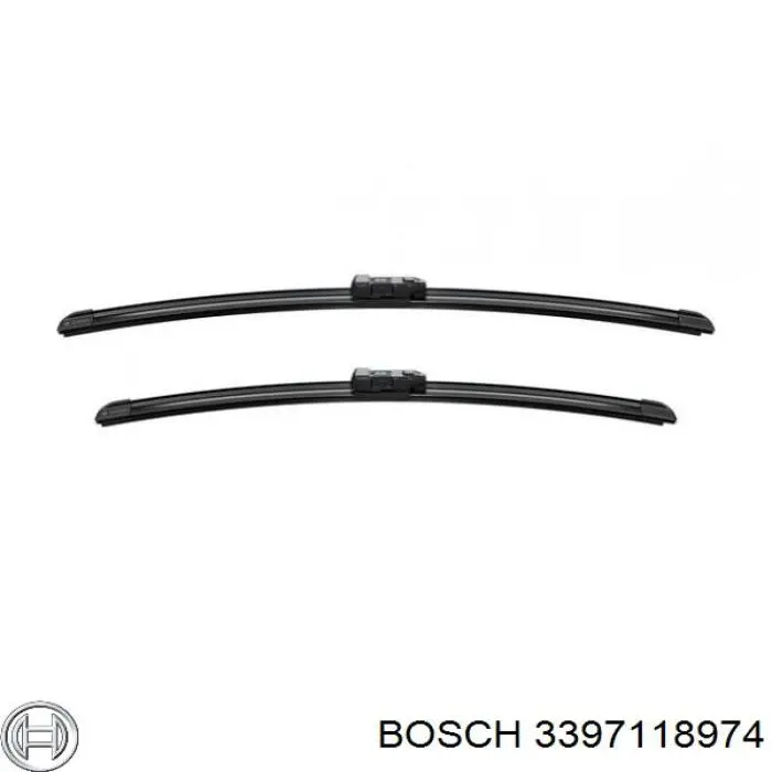 3397118974 Bosch juego de limpiaparabrisas de luna delantera, 2 piezas