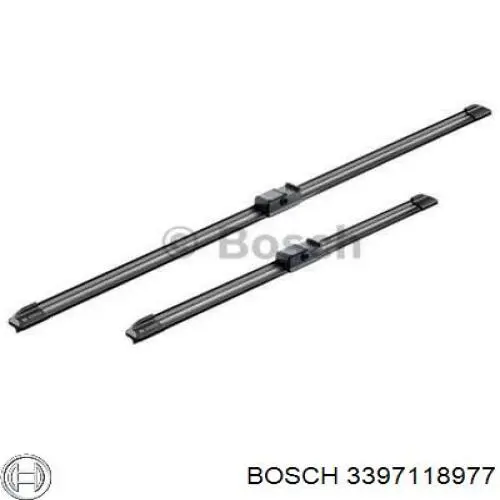 3397118977 Bosch Escobillas Limpiaparabrisas delanteras