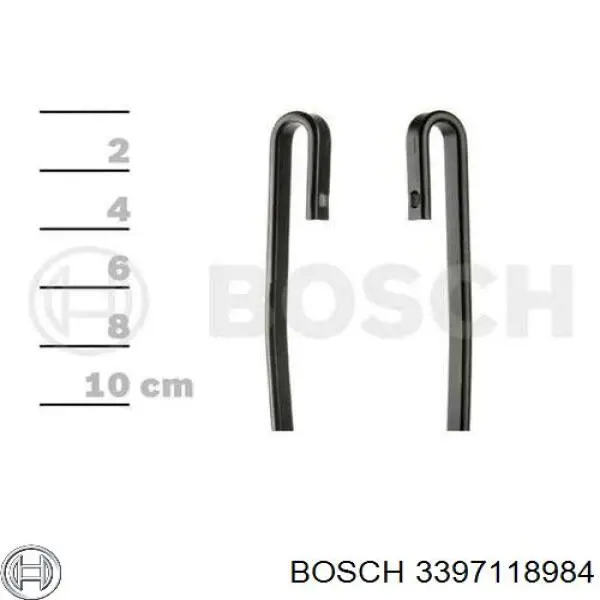 3397118984 Bosch Escobillas Limpiaparabrisas delanteras