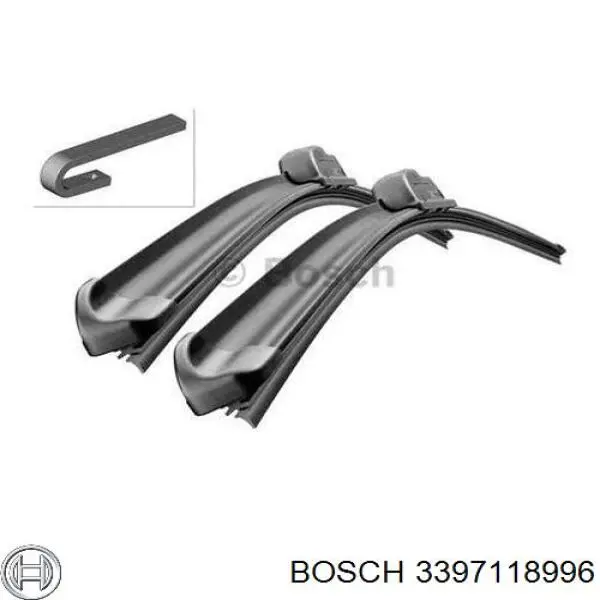 3397118996 Bosch Escobillas Limpiaparabrisas delanteras